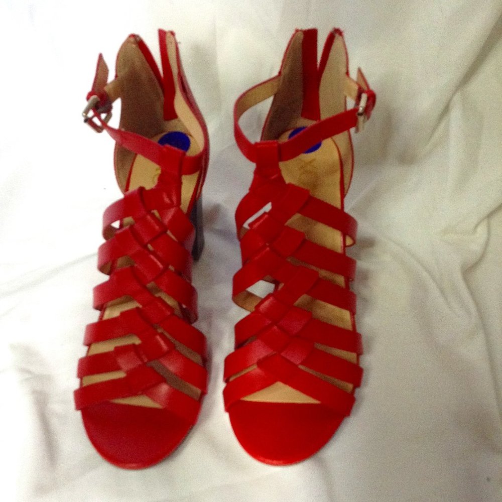 Ruby red cross up dsw shoe